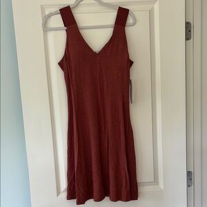 New with Tags! Athleta Santorini Support Dress, Burnt Red, Size S
